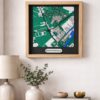 Jouw Thuis in Reliëf – Unieke 3D Geprinte Plattegrond in Houten Lijst