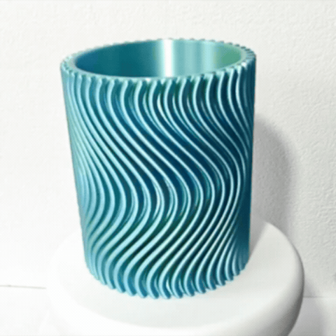 Kwastenbox duocolor Mint-blauw